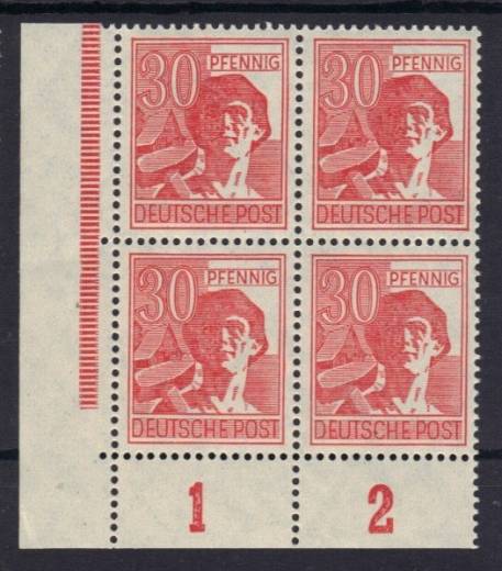 953 PF F82 im 4er P EUL aus seltener Bogentype!