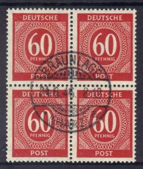 933d 4er-Block Vollstempel, Befund BPP !!!