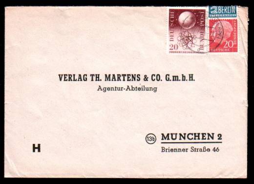 BRD MiF Nr.214 Wiesau - München