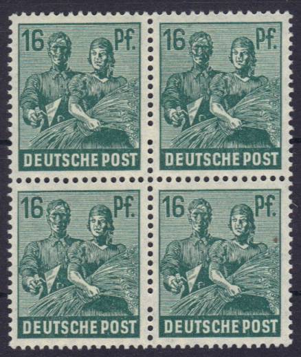949a 4er-Block m. Zahnnadelausfall