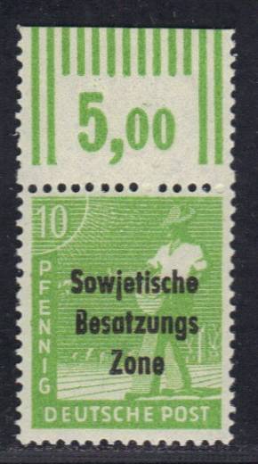 SBZ Nr. 185a W OR, gepr. Paul BPP