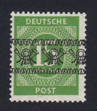 Bizone Nr. 58 I b ** mit AF45.2, ArGe-Befund!