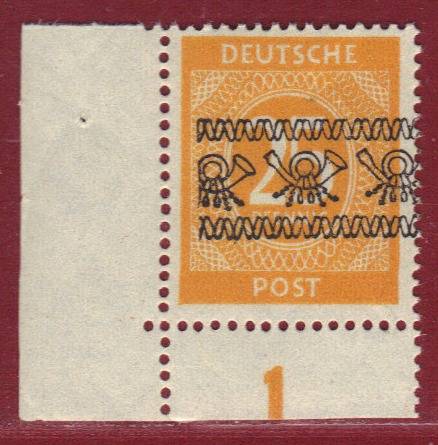 Bizone Nr. 62 I P EUL ** m. PSL