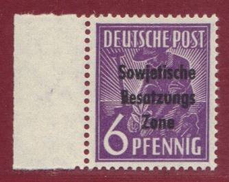 SBZ Nr. 183 W SR m. Aufdruckabklatsch