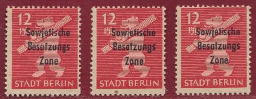 SBZ Nr. 204A waz PF neu N verkürzt + Zahnnadelausfall