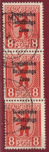 SBZ Nr. 202A vx, versetzter Kammschlag!