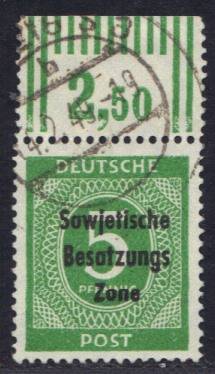 SBZ Nr. 207a W OR, gepr. Paul BPP