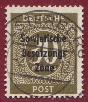 SBZ Nr. 208a Vollstempel, gepr. Paul BPP