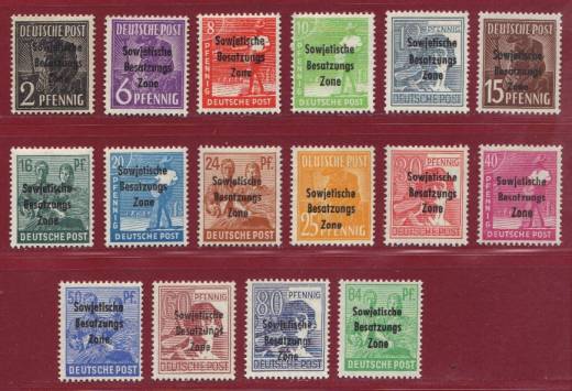SBZ Nr. 182-197 **