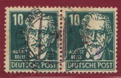 SBZ Nr. 215 waag Paar m. Vollstempel BERLIN