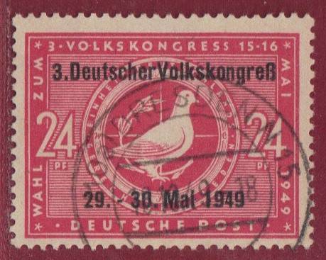 SBZ Nr. 233 I Vollstempel Dresden