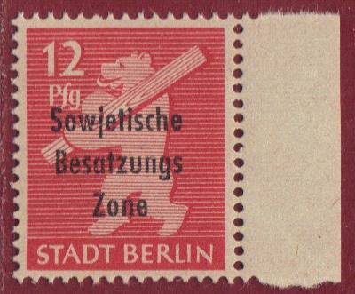 SBZ Nr. 204A wbz SR, gepr. Paul BPP