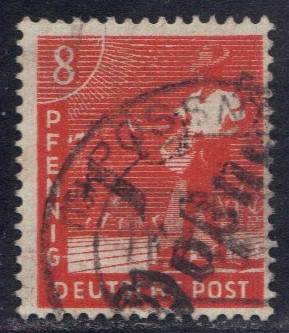 SBZ Nr. 168III 16 Pößneck schwarz
