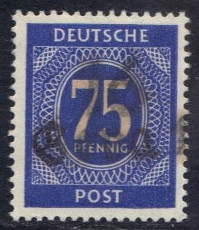 SBZ Nr. IvIII 16 Gera 1 schwarz