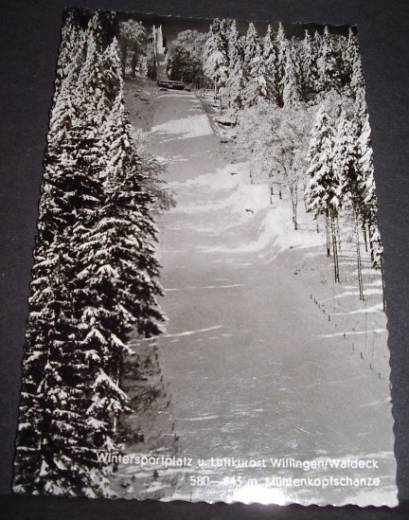 Photo AK Mühlenkopfschanze, Willingen/Waldeck, ca. 1950