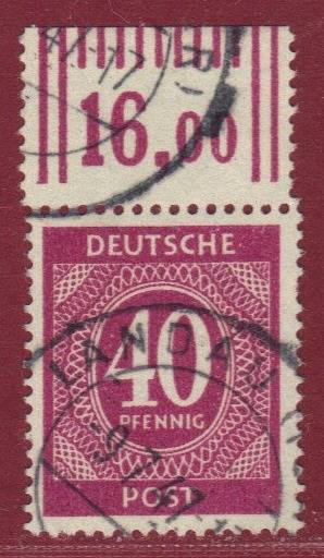 929a W OR Feld 4 feiner Oberrand Vollstempel LANDAU!