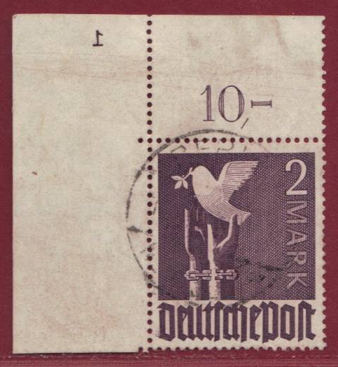 960a Pl.-Nr. 1 EOL + Haarlinien!!! Berlin-Stempel