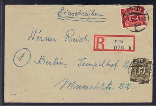 Februarverwendung Nr. 919 F !!! Reco-Fern Fulda