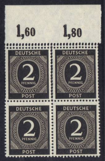 912a 4er P OR m. Dreifachzähnung!!!