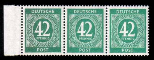 930 color variety blackishgreen, strip of three