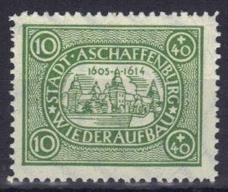 Stadtpost Aschaffenburg 1946 Nr. IIAy 10,- € Michel
