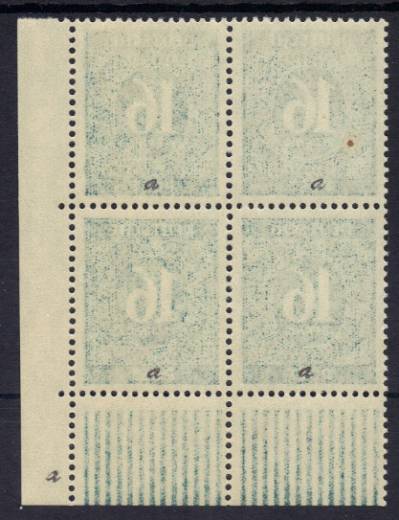 923a 4er W EUR m. Farbabklatsch!
