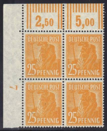952 DZ 7 pos. AIIc, 4er-Block