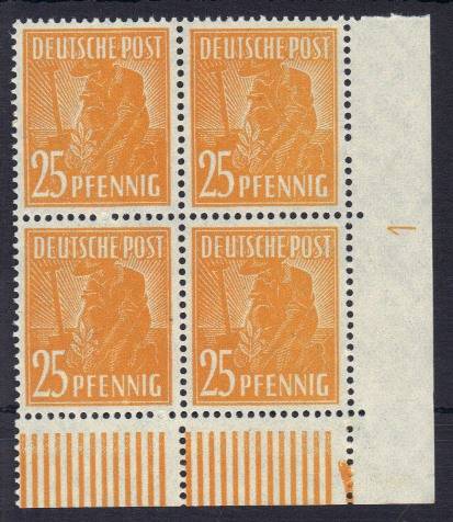 952 DZ 1 pos. DIb !!! Top-Rarität