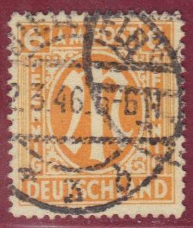 Bizone Nr. 13 A Vollstempel BIELEFELD