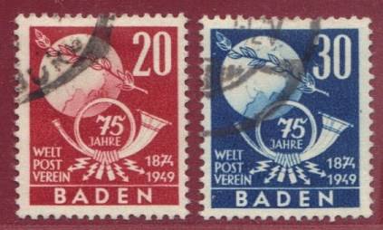 Franz. Zone, Baden Nr. 56 - 57