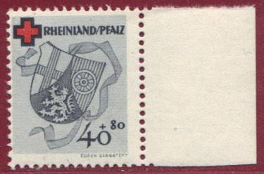 Franz. Zone, Rheinl. Pfalz Nr. 45A SR R