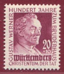 Franz. Zone, Württemberg Nr. 48