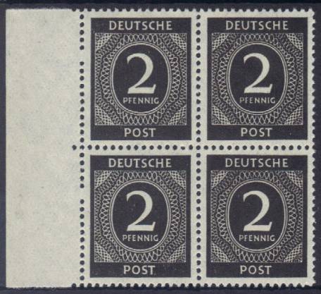 912a P OR Paar m. ausgefallenem Zähnungsloch