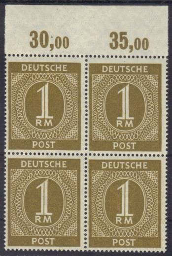 937a 4er P OR PF ORF06, verlängerte Marken im Paar