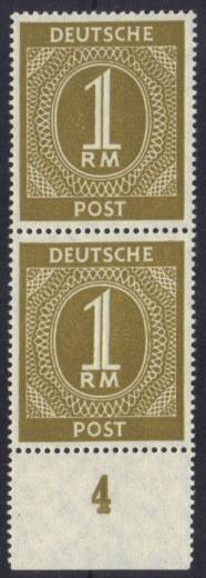 937a Paar P UR zus. Blinddruck/Doppeldruck! Neue Abart!