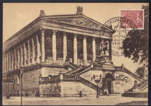 Berlin Nr. 5 mit Ur-PF II auf Sonderkarte, Befund Schlegel BPP, Unikat!!!RRR