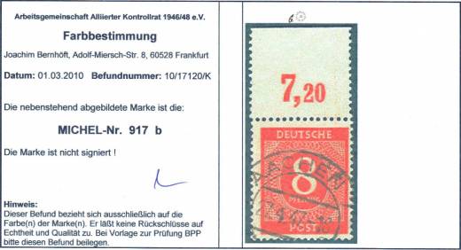 917aa P OR dgz Vollstempel AACHEN, Befund ArGe RRR!!!