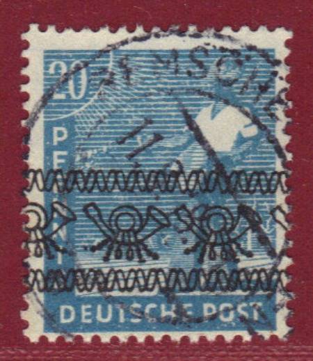 Bizone Nr. 43 I d Vollstempel Remscheid!!!RRR