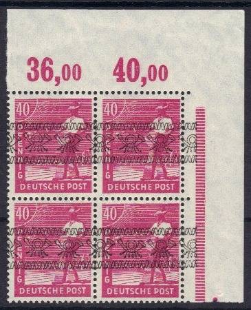 Bizone Nr. 47 I 4er P EOR **