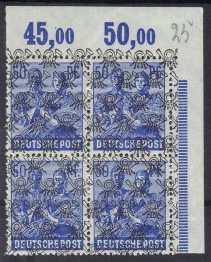 Bizone Nr. 48 II 4er P EOR **