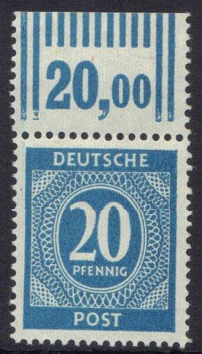 924a W OR F10 (20,00) fetter Oberrand!
