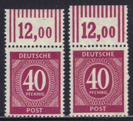929a W OR, Feld 2 fetter Oberrand!