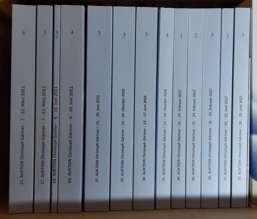 Phila-Bibliothek: Auktionskataloge Gärtner, 20 Kg