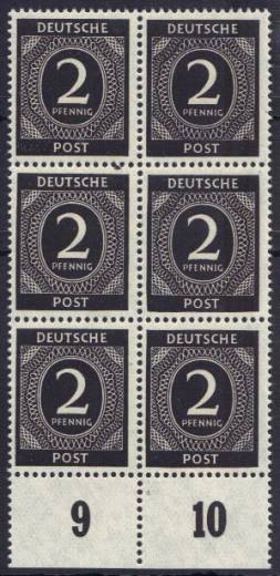 912a 6er P UR mit Druckkeil F 79/89 (2) + F 90 aus HAN 4040.46-1!!!RRR