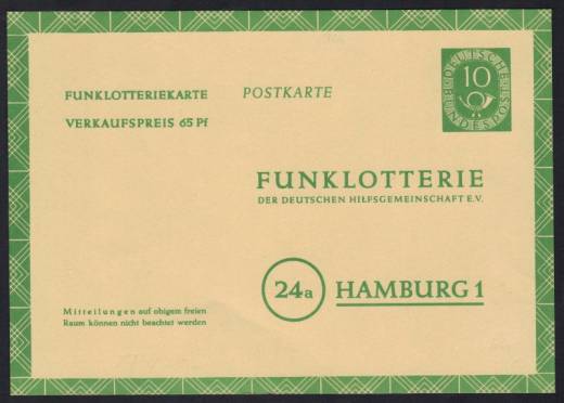 BRD Funklotterie-GS Posthorn FP 4