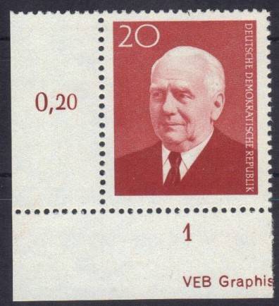 DDR Nr. 673 EUL mit DV