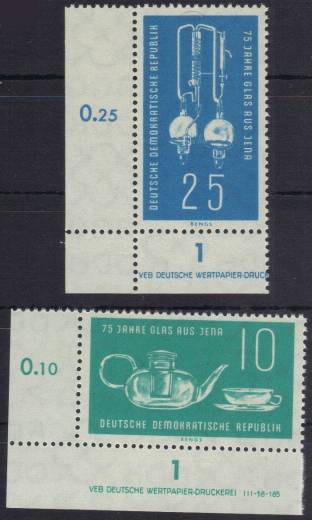 DDR Nr. 713-714 EUL mit DV