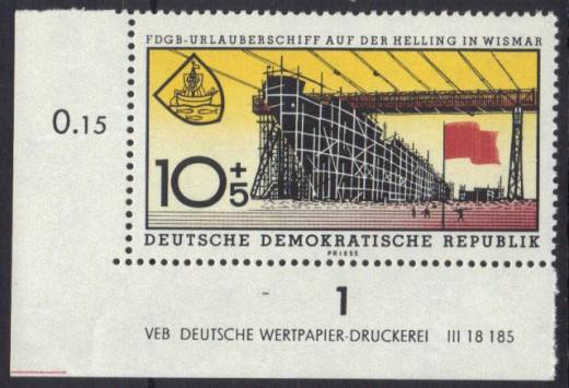 DDR Nr. 769 EUL mit DV