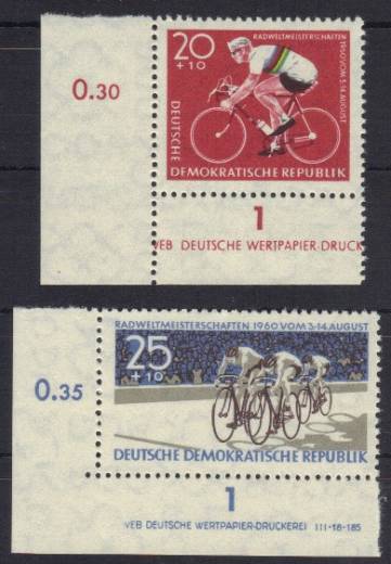 DDR Nr. 779-780 EUL mit DV