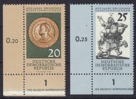 DDR Nr. 791-792 EUL mit DV